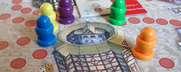 Some games are not created to entertain boardgamers, they are made to add some spice to some other hobby - usually, those games are either trivia games or roll-and-move races. Shakespeare: The Bard Game goes beyond that and creates an actual game around those two elements.
