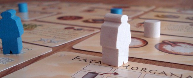 Targi The Sahara desert. Wide, open spaces. You can travel for days without meeting another soul. So why is it that, when playing Targi, there are always people standing where I want to go? Always. Every single turn. But they are complaining about the same thing, so it's perfectly balanced.